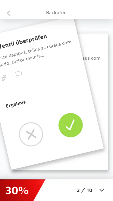 Mobile hygiene management checklist