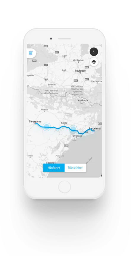 EQC app on a smartphone