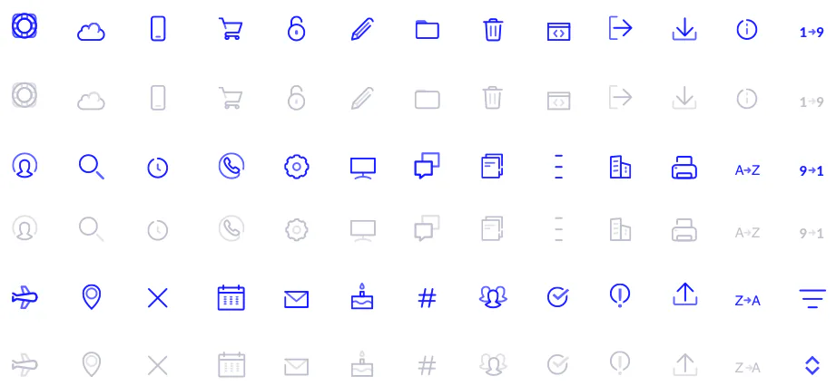 James icon set