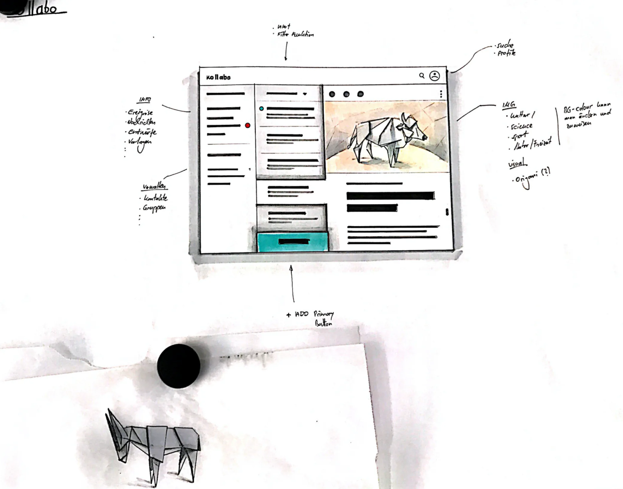Kollabo dashboard for teachers