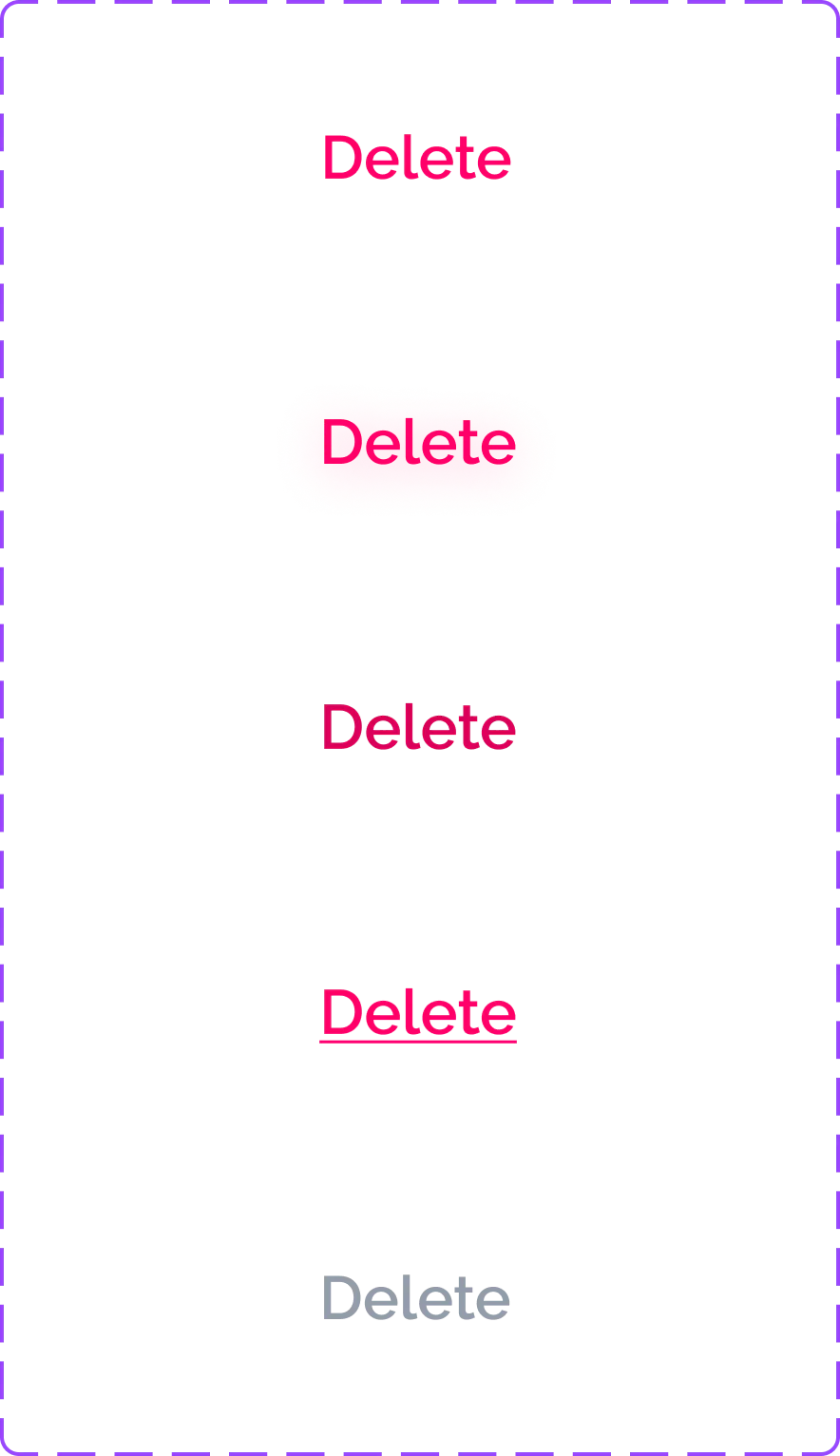 Tertiary buttons